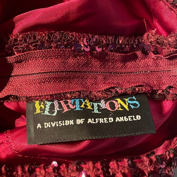 Sequinned dress Flirtations by Alfred Angelo. - Picture 4 of 4